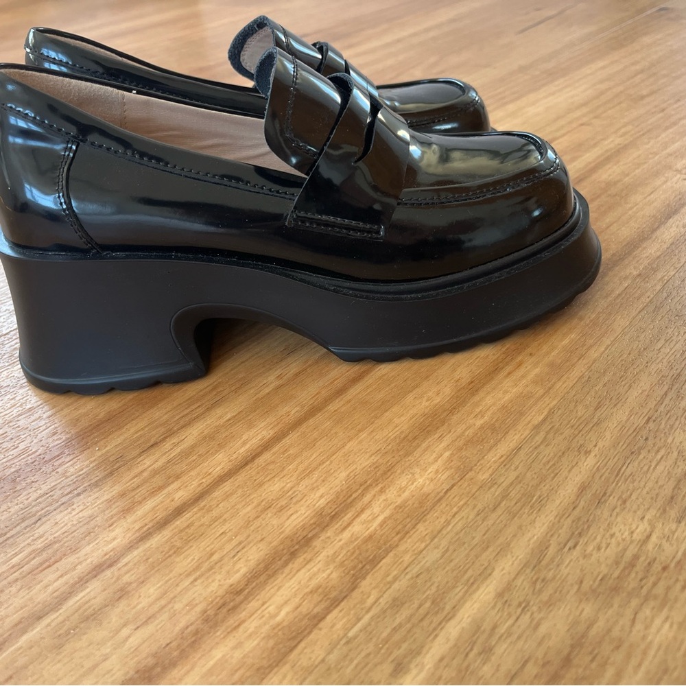 Black Patent Leather Loafers